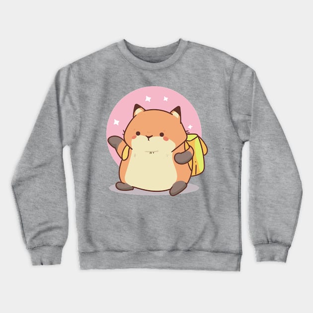 Kawaii Cat Crewneck Sweatshirt by DDP Design Studio